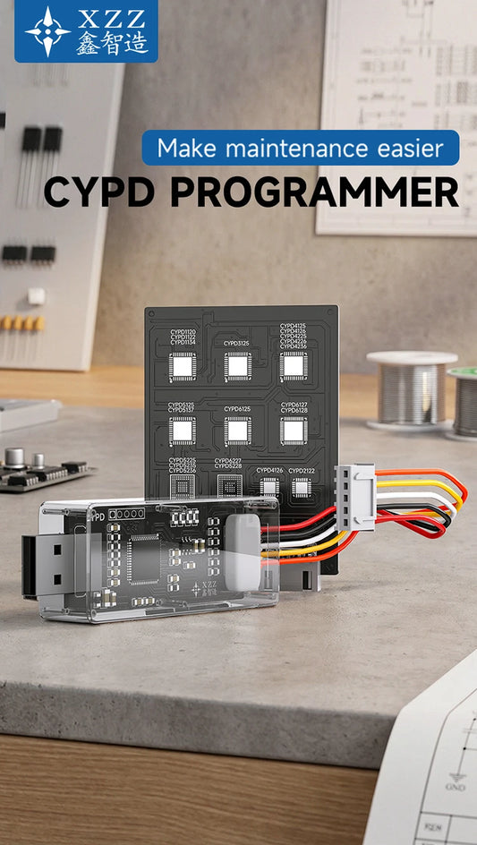 XZZ CYPD Programmer USB Power Supply/Multiple Model Support/Simple Operation/Offline/Online Dual Mode Optional Professional Repair Tools