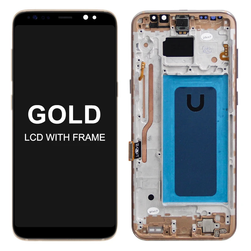 TFT For Samsung Galaxy S8+ G955F Lcd Display Digital Touch Screen S8 Plus Display Screen Assembly Replacement Parts With Frame Samsung phone repair parts