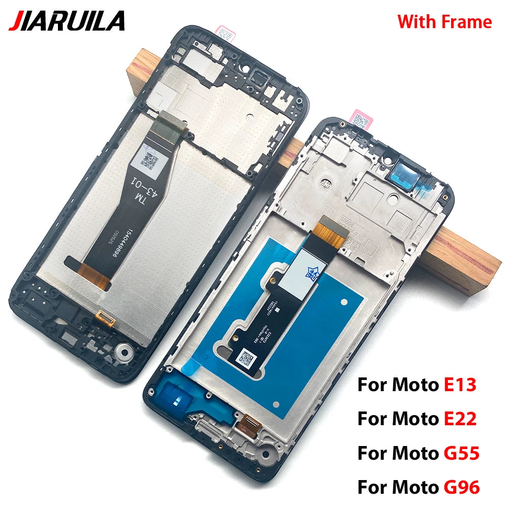 LCD Display Touch Screen Digitizer Assembly For Motorola Moto Edge 60 Pro Fusion Stylus E13 E22 E32 E20 E40 LCD Motorola phone repair parts