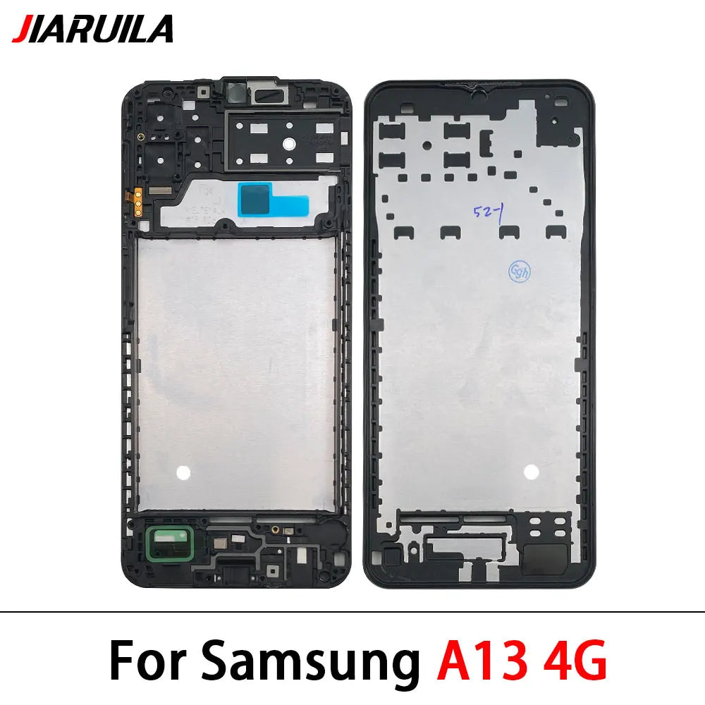 10Pcs, Middle Frame For Samsung A13 A14 A23 A24 A34 A54 A33 A73 4G 5G Front Frame Housing Bezel Repair Parts Samsung phone repair parts