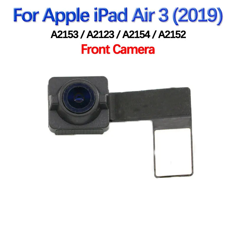 Front Camera Small For Apple Ipad 3-6 9.7 10.2 Pro 10.5 Ipad  Air1-4 Mini 4 5 A2152 A2197 A2270 A1566 Main Big Rear Back Camera  iPad repair parts