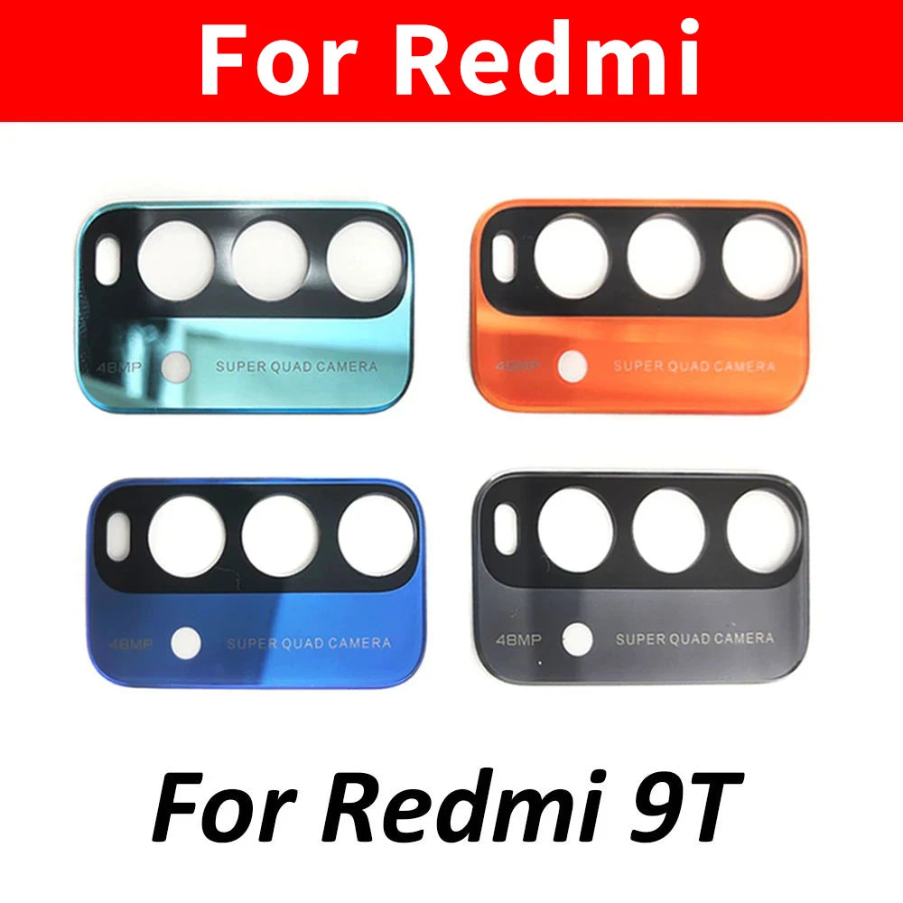 New Camera Glass Lens Back Rear Camera Glass Lens For Xiaomi Redmi 9T Redmi9T With Glue Repair Parts  Xiaomi  Xiao mi phone repair parts