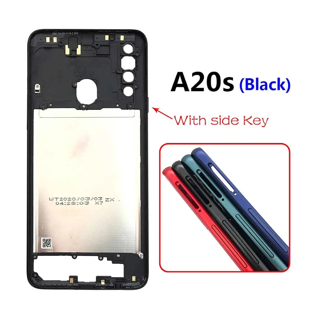 Middle Frame Holder Housing For Samsung A21s A20s A30s A50s A70s Replacement Repair Parts Samsung phone repair parts
