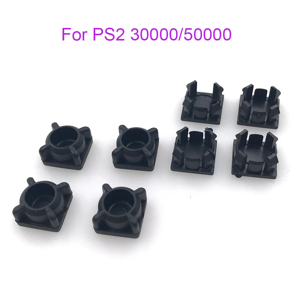1-5sets For PS2 30000 3W 50000 5W Rubber Feet Plastic Button Screw Cap Cover Replacement Set Game console repair parts