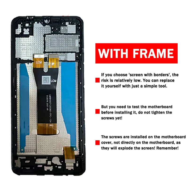 6.75"High Quality For ZTE Blade A36 /A56 LCD Z2472 Z2473 Display Touch Screen Assembly Replacement ZTE phone repair parts