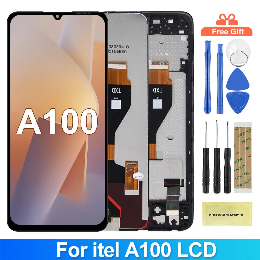 6.75" For Itel A100 LCD Display Touch Screen Digitizer Assembly For Itel A100 A673L Screen Replacement Repair Parts Itel phone repair parts