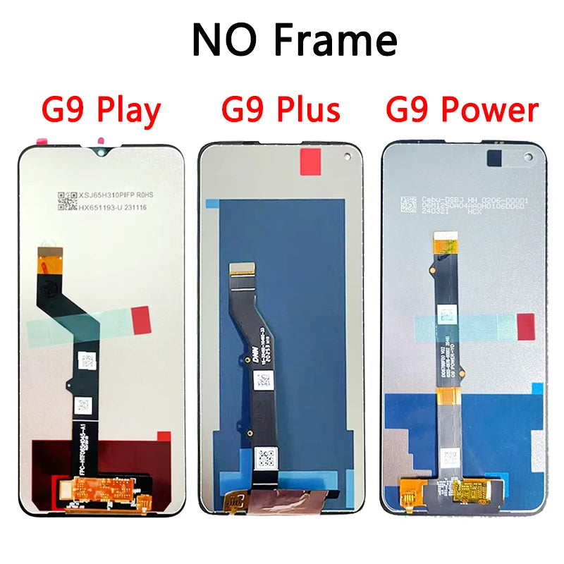 Tested For Motorola Moto G9 Play XT2083-1 Lcd Touch Digitizer Assembly For Moto G9 Plus XT2087-1 Display G9 Power XT2091-3 LCD Motorola phone repair parts