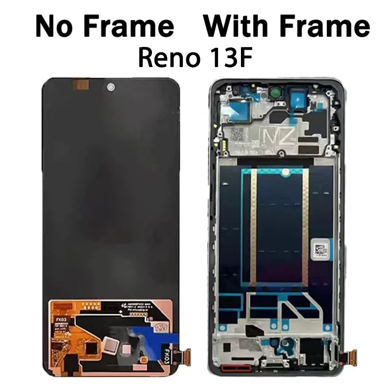 AMOLED Display For Oppo Reno 11F 12F 13F 14F 15F LCD Display Touch Screen Digitizer Assembly Replacement Repair Parts  Oppo phone repair parts