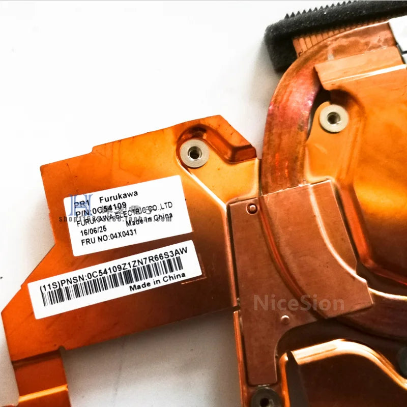 New Original For Laptop Lenovo ThinkPad X1 Helix CPU Cooling Fan Heatsink Radiator Cooler FRU PN:04X0431 Lenovo laptop repair parts