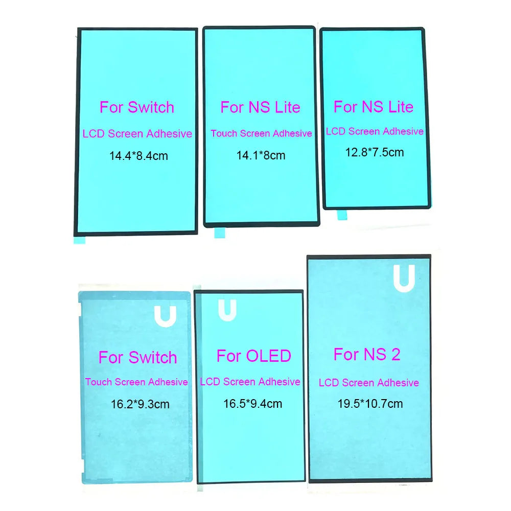 1PC For Switch & Oled & NS2 Console Housing LCD Screen Touch Screen Dust-Proof Sponge Double-Sided Adhesive Sticker For NS Lite Game console repair parts