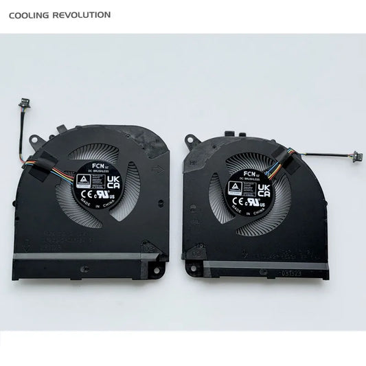 New Laptop CPU GPU Cooling Fan For Gigabyte Gaming Aorus X5LF 15 BSF BKF 9KF 9MF FQ6S FQ6R DC 12V 0.6A DFSCL42P0/16593A 4pin Gigabyte laptop repair parts
