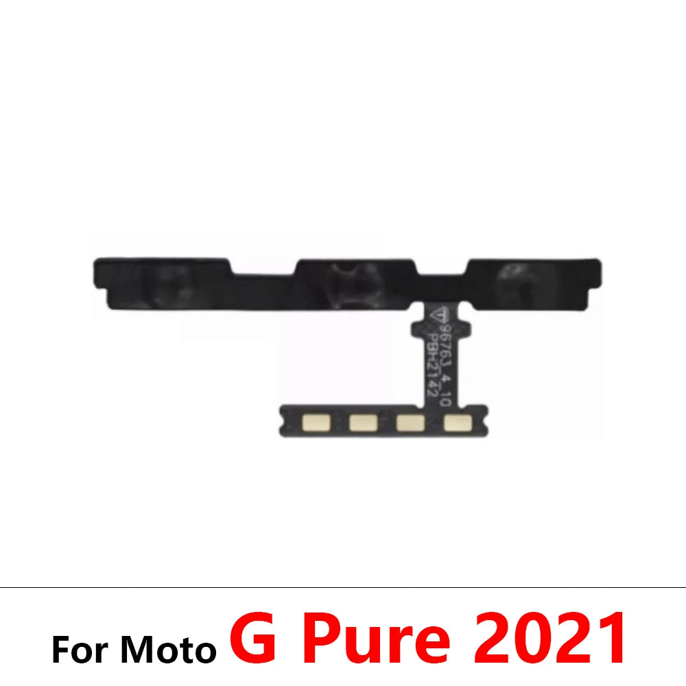 Power On Off Volume Side Button Key Flex Cable For Motorola Moto G 5G Plus Power Stylus Play Pure 2021 2022 Motorola phone repair parts