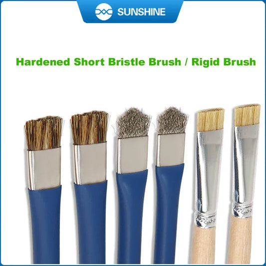 SUNSHINE SS-022B Safe Brush Anti-Static Motherboard PCB Cleaning Brush for Mobile Phone Repair Tools Kit Double Head Convenience Professional Repair Tools