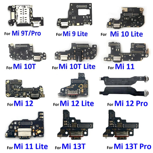 New USB Charger Charging Dock Port Connector Flex Cable For Xiaomi Mi 8 9 9T 10 10T 11 12 13 13T Pro Lite SE  Xiaomi  Xiao mi phone repair parts