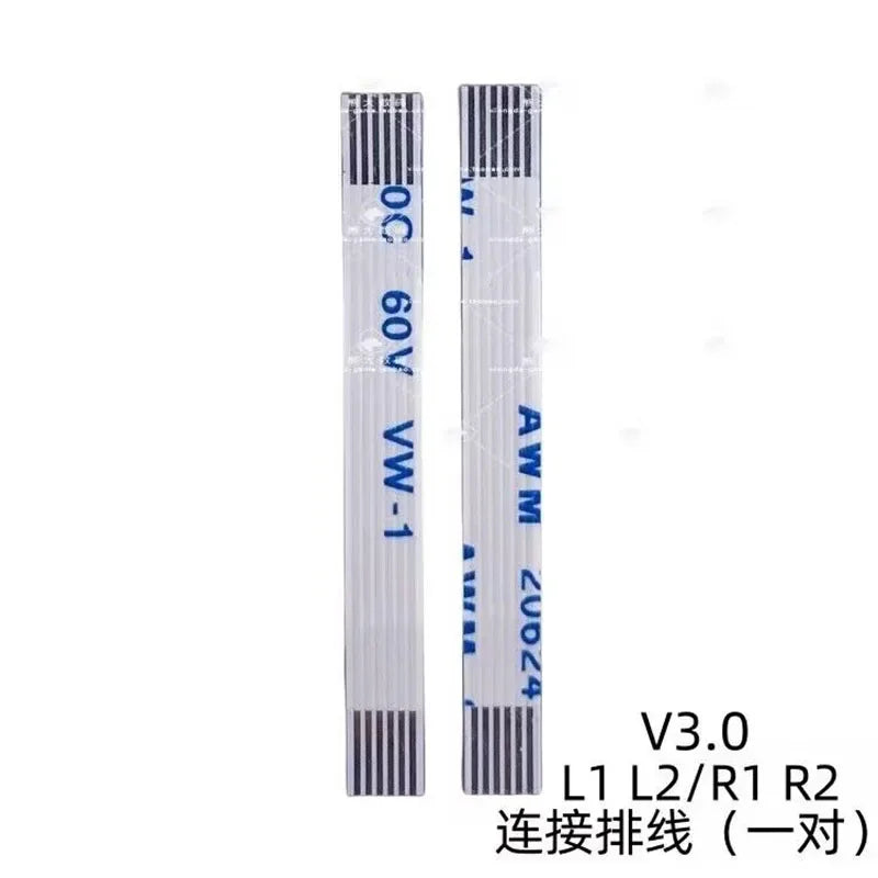 10sets for Sony Ps5 1.0 2.0 3.0 BDM-010 020 030 Game Pad Controller L1R1 L2R2 LR Left Right Button Connect Flex Cable Ribbon Set  Game console repair parts