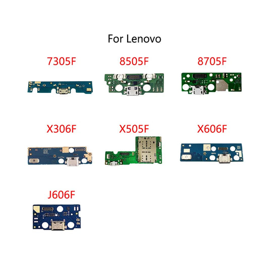 USB Charging Dock Port Connector Charge Board Flex Cable For Lenovo M8 8505F 8705F M7 7305F M10 X306F X505F Plus X606F P11 J606F Lenovo Tablet repair parts