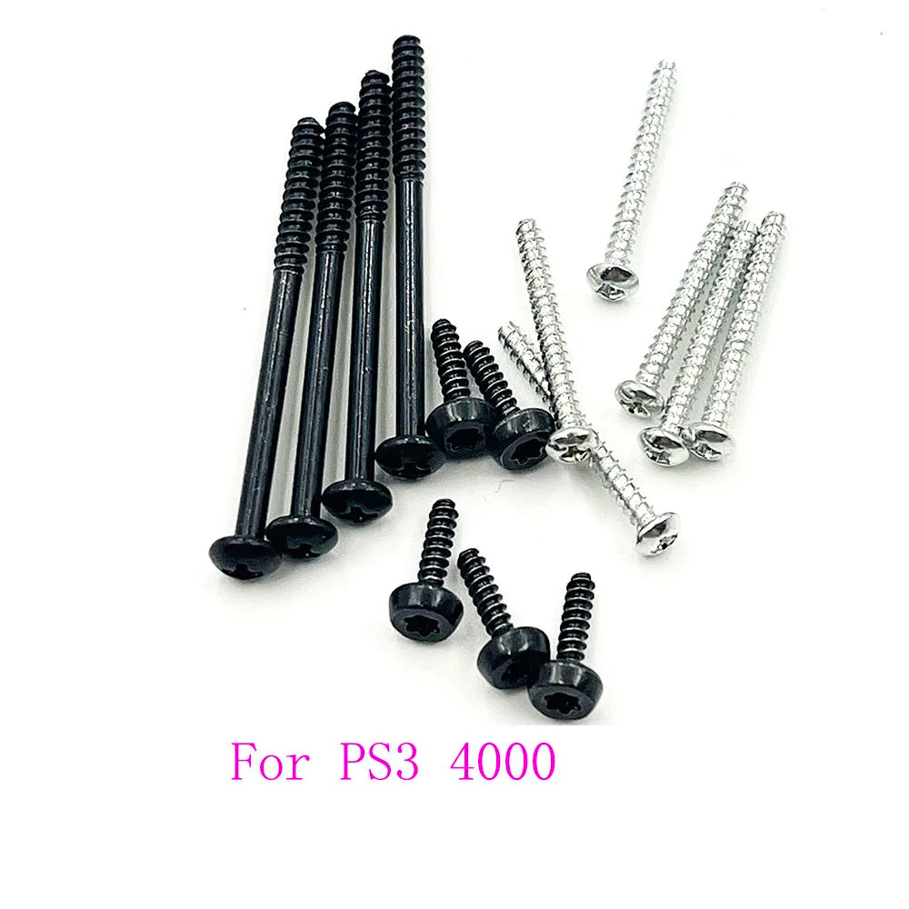 For PS3 Fat Slim 2000 3000 4000 Screws Screw Kit For Xbox360 Console Game console repair parts