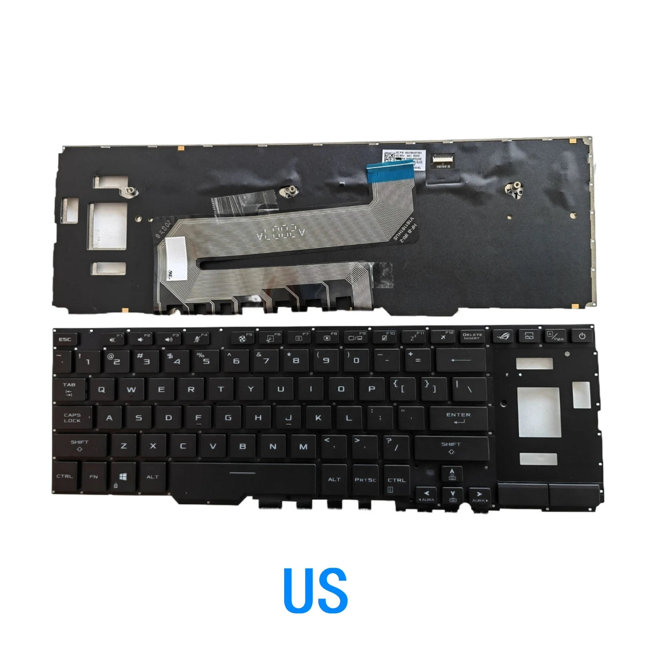 New US Portuguese Language  RGB Keyboard For ASUS ROG Zephyrus Duo 15"inch GX550L GX550 GX550LXS GX550LWS GX551 GX551Q ASUS laptop repair parts