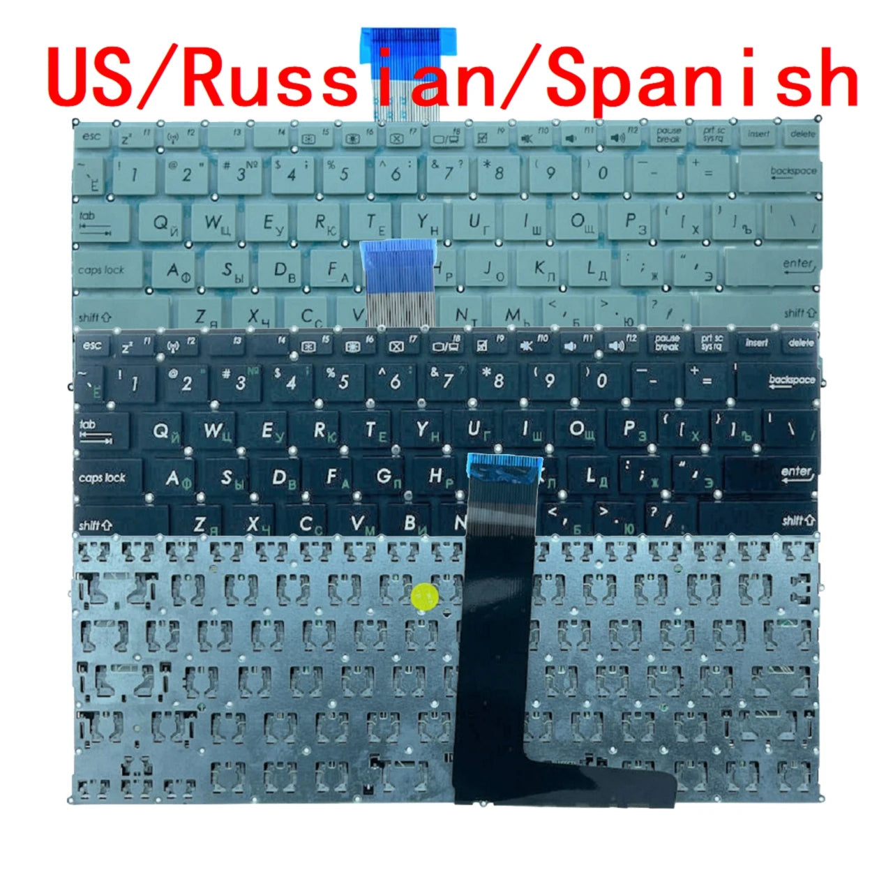 US RU SP AR BR Keyboard For ASUS X200 F200 F200CA F200LA F200MA X200 X200C X200CA X200L X200LA X200M X200MA R202 R202CA ASUS laptop repair parts