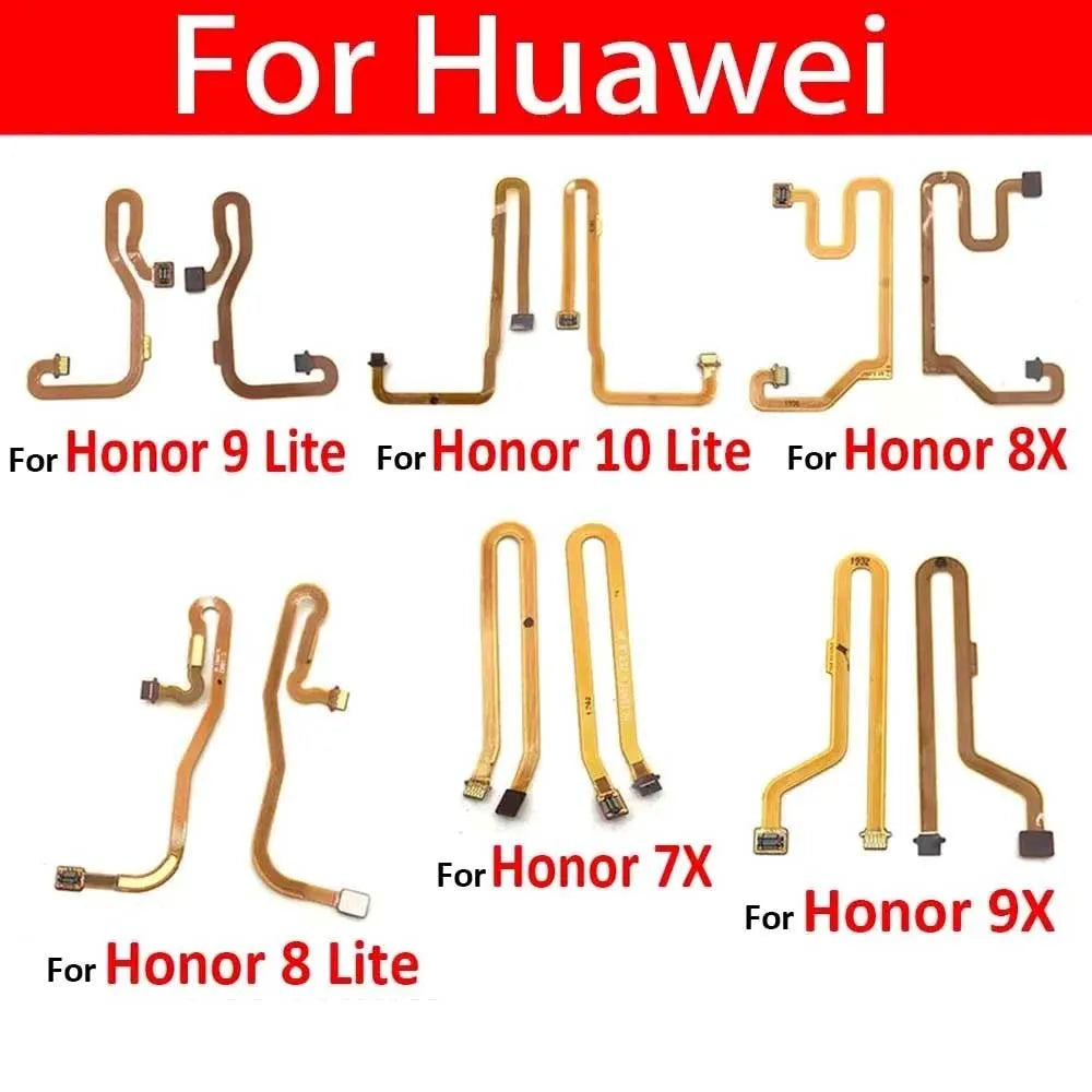 10Pcs, Fingerprint Sensor Touch ID Connecter Flex Cable For Huawei Honor 8 9 10 7X 8X 9X P10 P20 P30 Lite Pro P Smart Plus 2019 Huawei phone repair parts