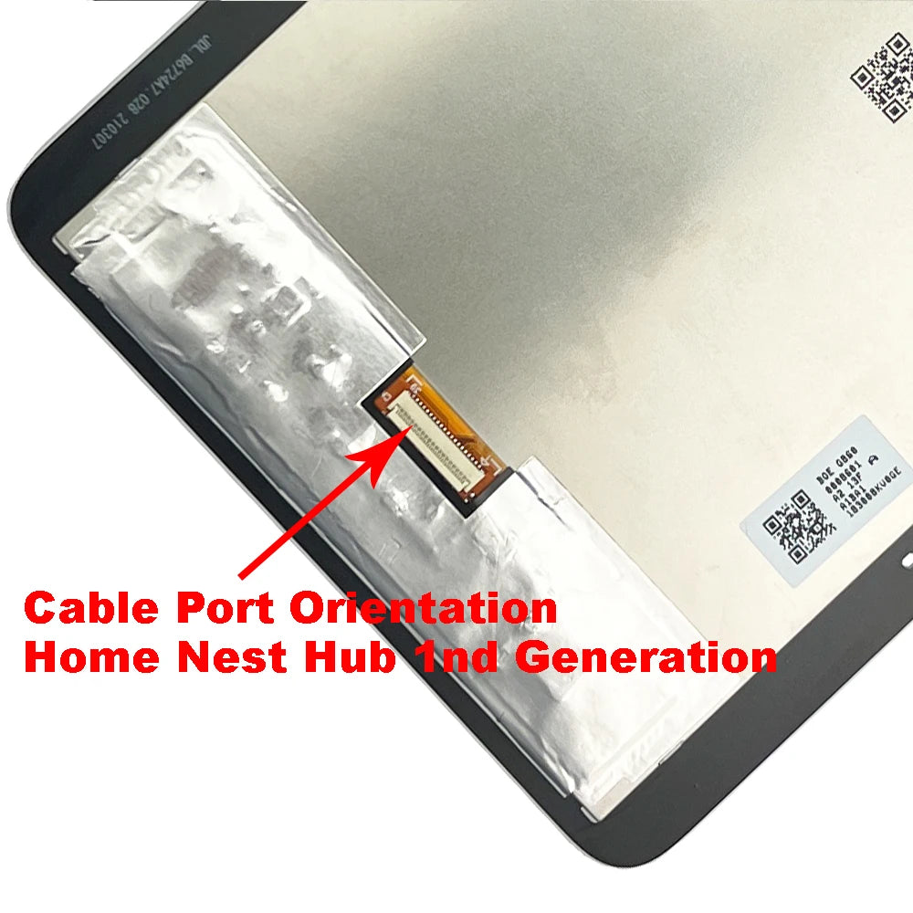 For Google Home Nest Hub 1 Generation / 2 Generation 7.0 Hub1 Hub2 LCD Display Touch Screen Digitizer Assembly Replacement Parts Google Tablet repair parts