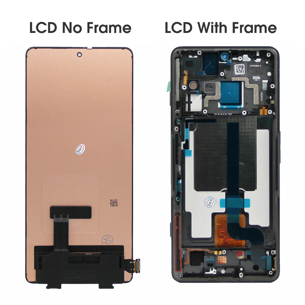 6.67" POCO F4 GT LCD Replacement Parts, for Xiaomi Poco F4 GT 21121210G Lcd Display Digital Touch Screen with Frame Assembly Xiaomi phone repair parts