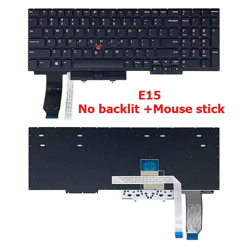 Keyboard for Lenovo  Thinkpad E14 R14 E15 T14 T15 L14 L15 T14S p14s S3 GEN2 backlight mouse stick KEYBOARD Lenovo laptop repair parts