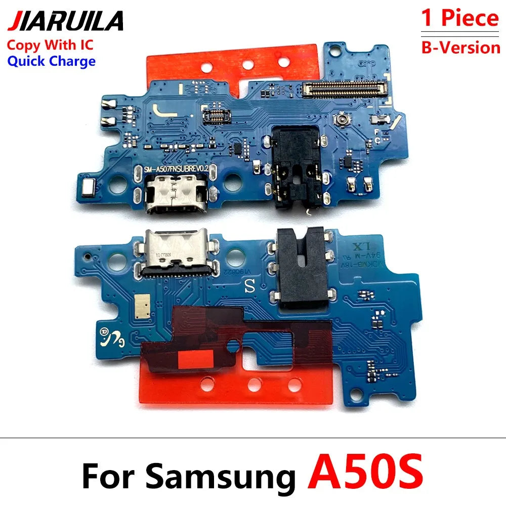 50Pcs USB Charger Charging Dock Port Connector Flex Cable For Samsung A10 A20 A30 A50 A01 A11 A21s A31 A51 A10s A20s A30s A50s Samsung phone repair parts