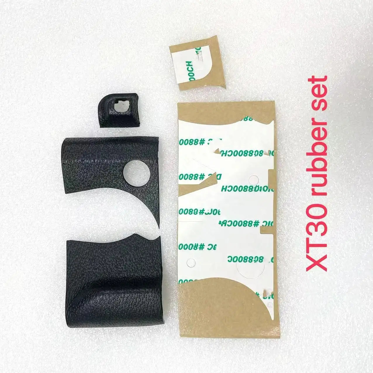 New for Fujifilm FUJI X-T30 II XT30II XT30 X-T30 Mark II Body Rubber Grip + Rear Thumb + Front Side Rubber Cover Part with Tape Digital Camera repair parts