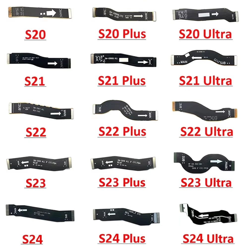 New Main Board Motherboard Mainboard Connector Board Flex Cable For Samsung S20 S21 S22 S23 S24 Plus Ultra Fe Samsung phone repair parts