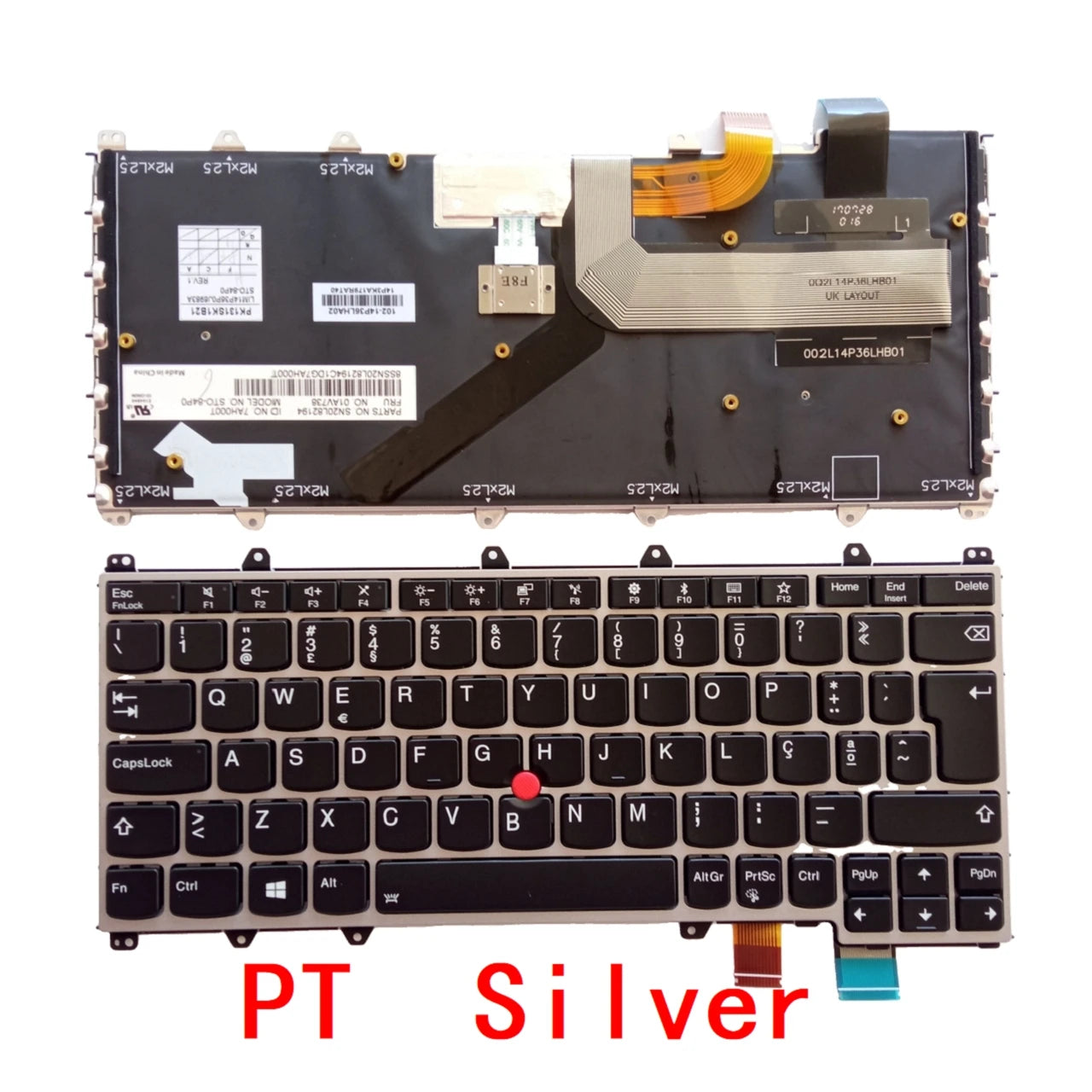New US UI Russian Spanish Latin UK Arab Brazil Portuguese Laptop Backlit Keyboard For Lenovo Thinkpad X380 Yoga 260 370 Lenovo laptop repair parts