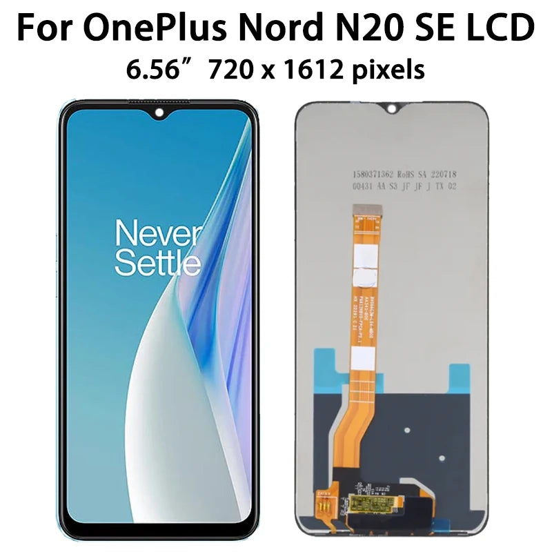 CPH2469 Display Screen With Frame For OnePlus Nord N20 SE N20SE LCD Screen Display Frame+Touch Panel Digitizer Replacement Parts  OnePlus phone repair parts