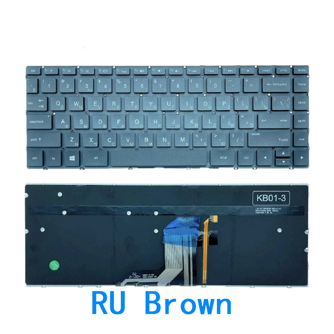 New US Russian Spanish language  Backlit Keyboard For HP Spectre X360 13W 13-W 13-AC Notebook PC Replacement Keyboard  HP laptop repair parts