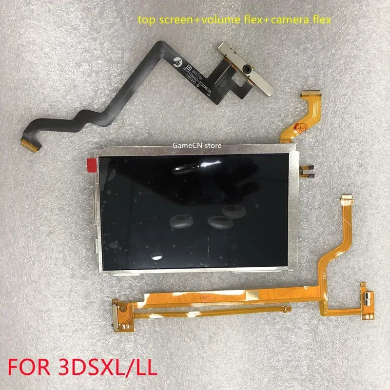 2012 100% New Top LCD Screen for 3DSXL for 3DS XL for 3DS LL Upper/Bottom/Down LCD Display Game console repair parts