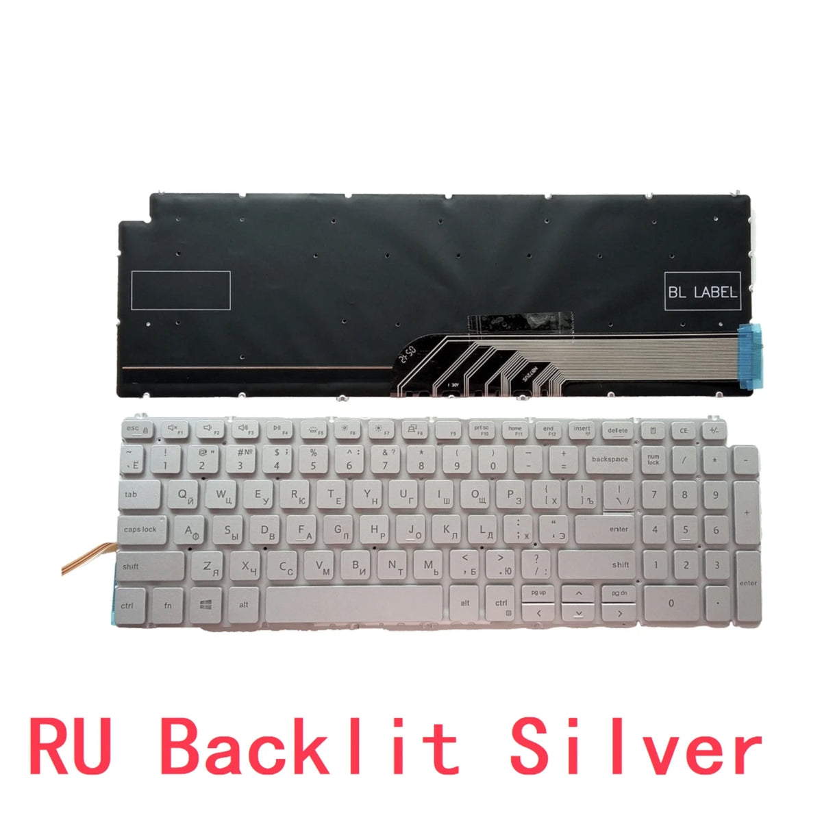 US RU SP BR Backlit Keyboard For Dell Latitude 3510 P101F Vostro 5501 5502 P102F 5590 P88F Inspiron 7500 7501 7506 7590 7591Dell laptop repair parts