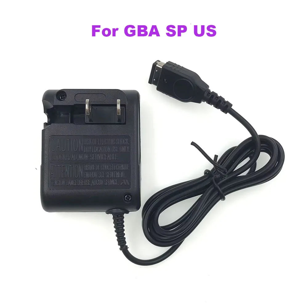 1-5PCS EU US UK Plug For Nintendo DS NDS NDSL/GBA SP/GBM/3DS Home Wall Travel Charger AC Adapter Cable Game console repair parts