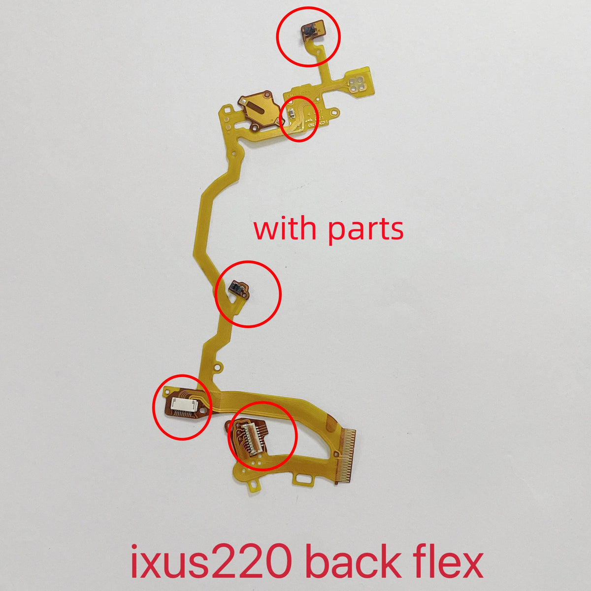 New IXUS220 Lens Back Flex Cable With Sensor for Canon IXUS220 IXUS 220 Lens Cable Repair Parts Digital Camera repair parts