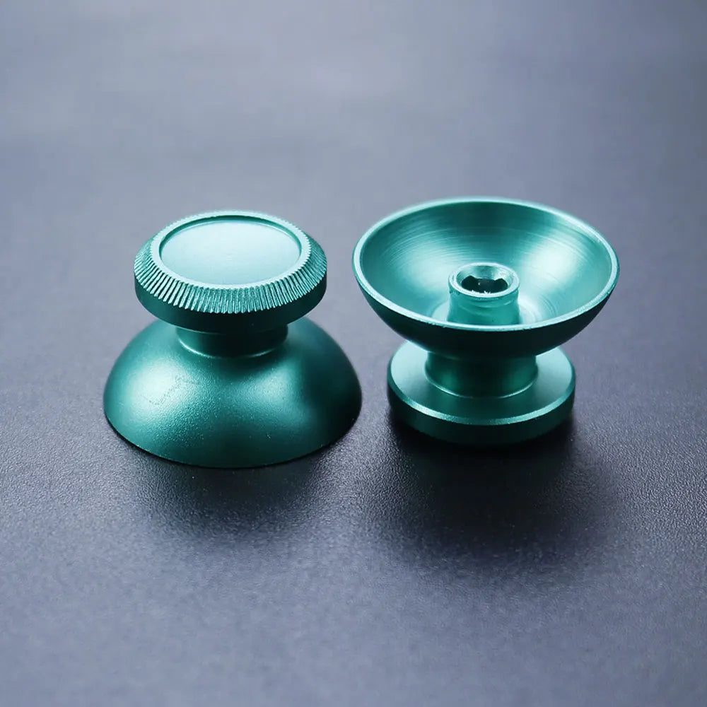 1Pair Aluminum Metal 3D Analog Joystick Thumb Stick Grip Cap Rocker Button For PS4 Pro Slim Xbox One Slim Series X S Controller Game console repair parts