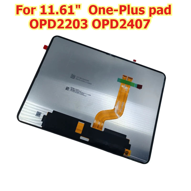 100% tested Tab lcd touch screen display panel for 11.61" inch OnePlus pad OPD2203 OPD2407 digitizer glass lcd assembly Oneplus Tablet repair parts