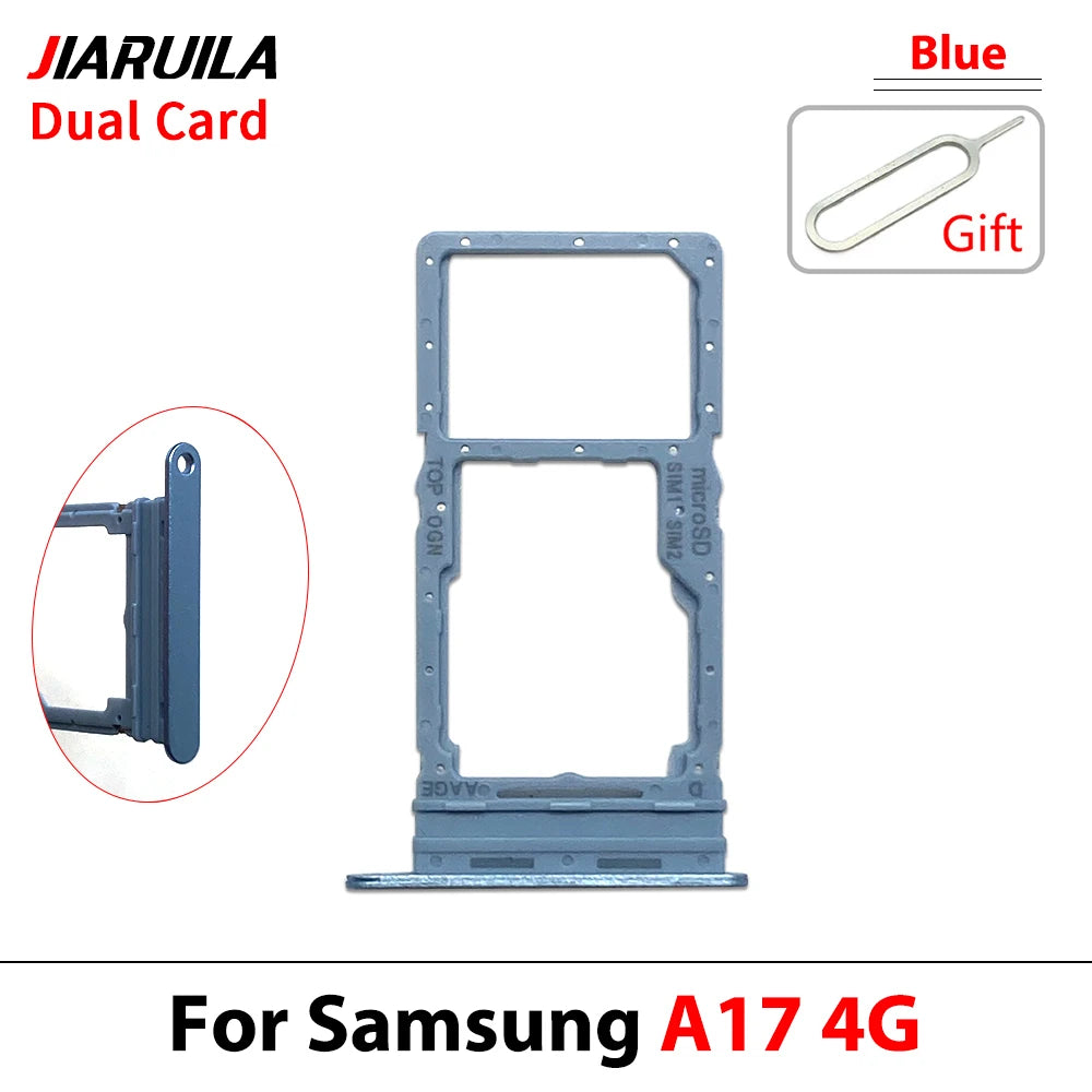 New For Samsung A07 A17 4G 5G Dual SIM Card Tray Slot Holder Adapter Accessories Samsung phone repair parts