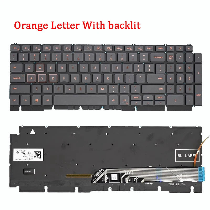 New ORIGINAL Laptop Keyboard For DELL G15 Ryzen Edition G15 5510 5511 5515 5520 5530 Dell laptop repair parts