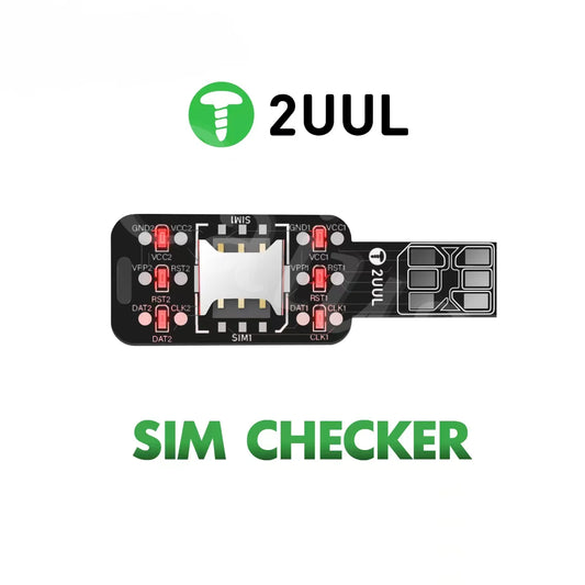 2UUL SIM Checker SM01 Dual Card Test King Quickly Check Module Faults Fast Signal Detection for Phone Reapir Tools Professional Repair Tools