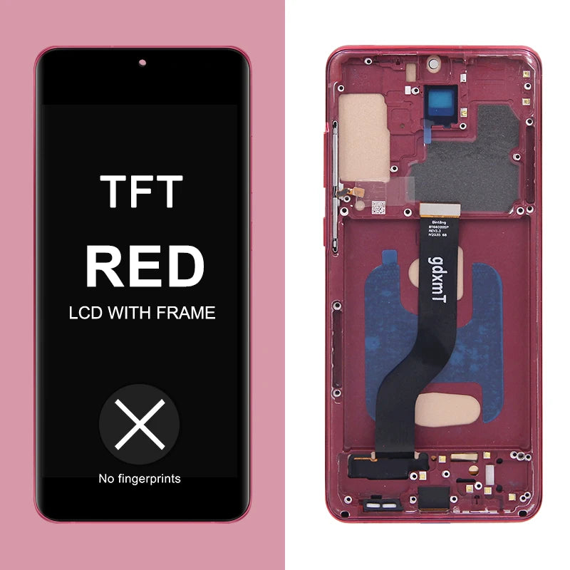 S20 Plus For Samsung Tested S20+ G985 G985F G985F/DS Display LCD Touch Screen Digitizer Assembly Replacement With Frame Samsung phone repair parts