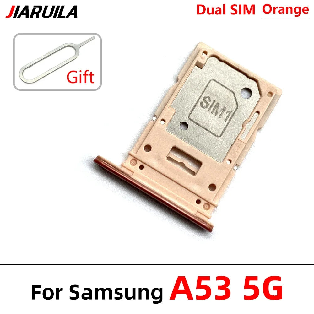 New For Samsung A23 A33 A53 A73 5G SIM Card Tray Slot Holder Replacement Parts Samsung phone repair parts