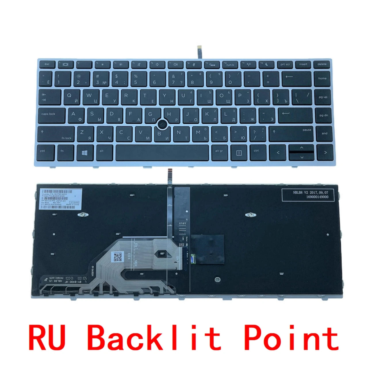 New US Russian Spanish Latin Brazil Japan Backlit Keyboard For HP Probook 430 G5/ 440 G5/ 445 G5/ 640 G4/ 640 G5/ 645 G4/ 645 G5  HP laptop repair parts