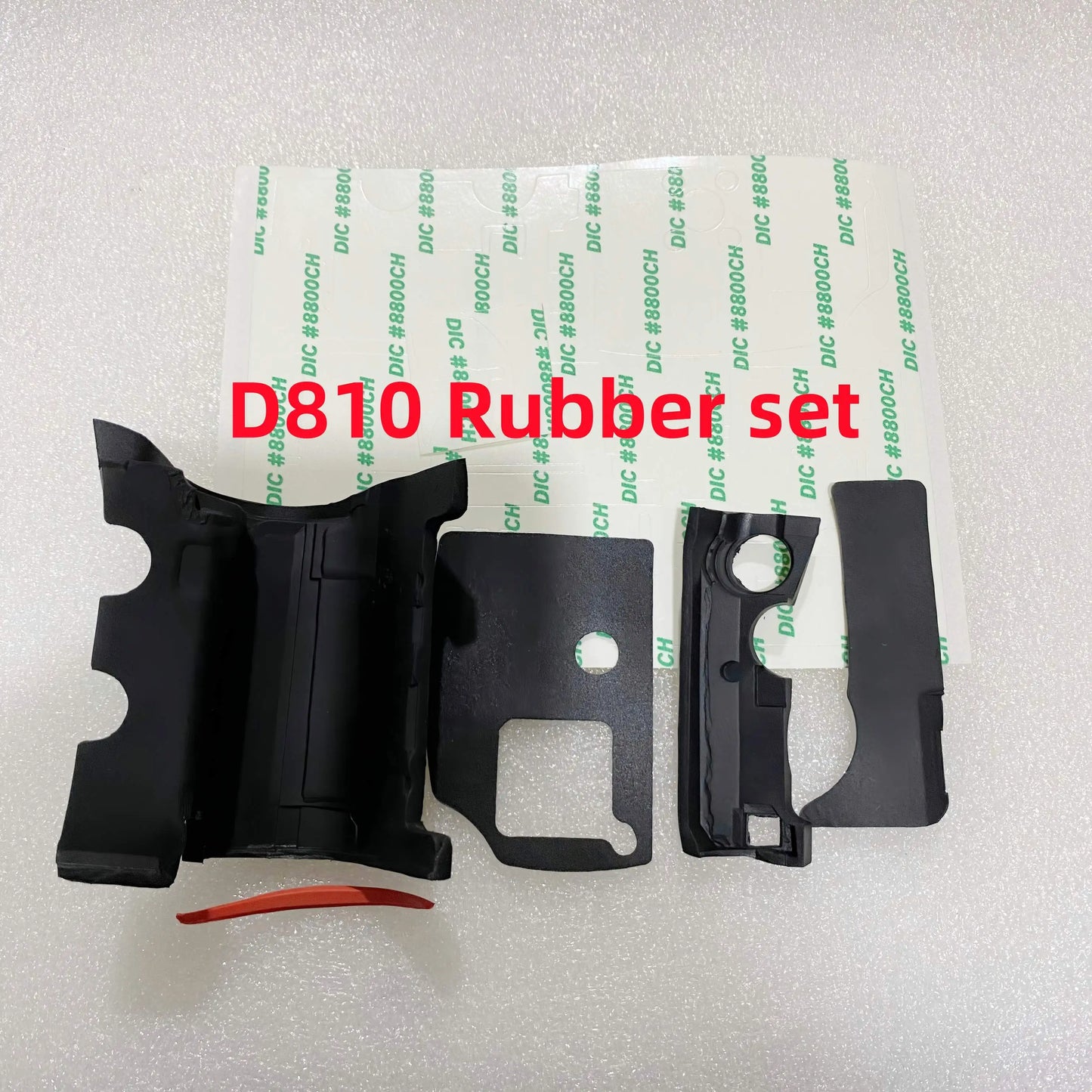 New Rubber Set for Nikon D810 Camera Body Rubber Hands Grip Bottom Rubber Side Left Rubber and Thumb Rubber Repair Parts Digital Camera repair parts