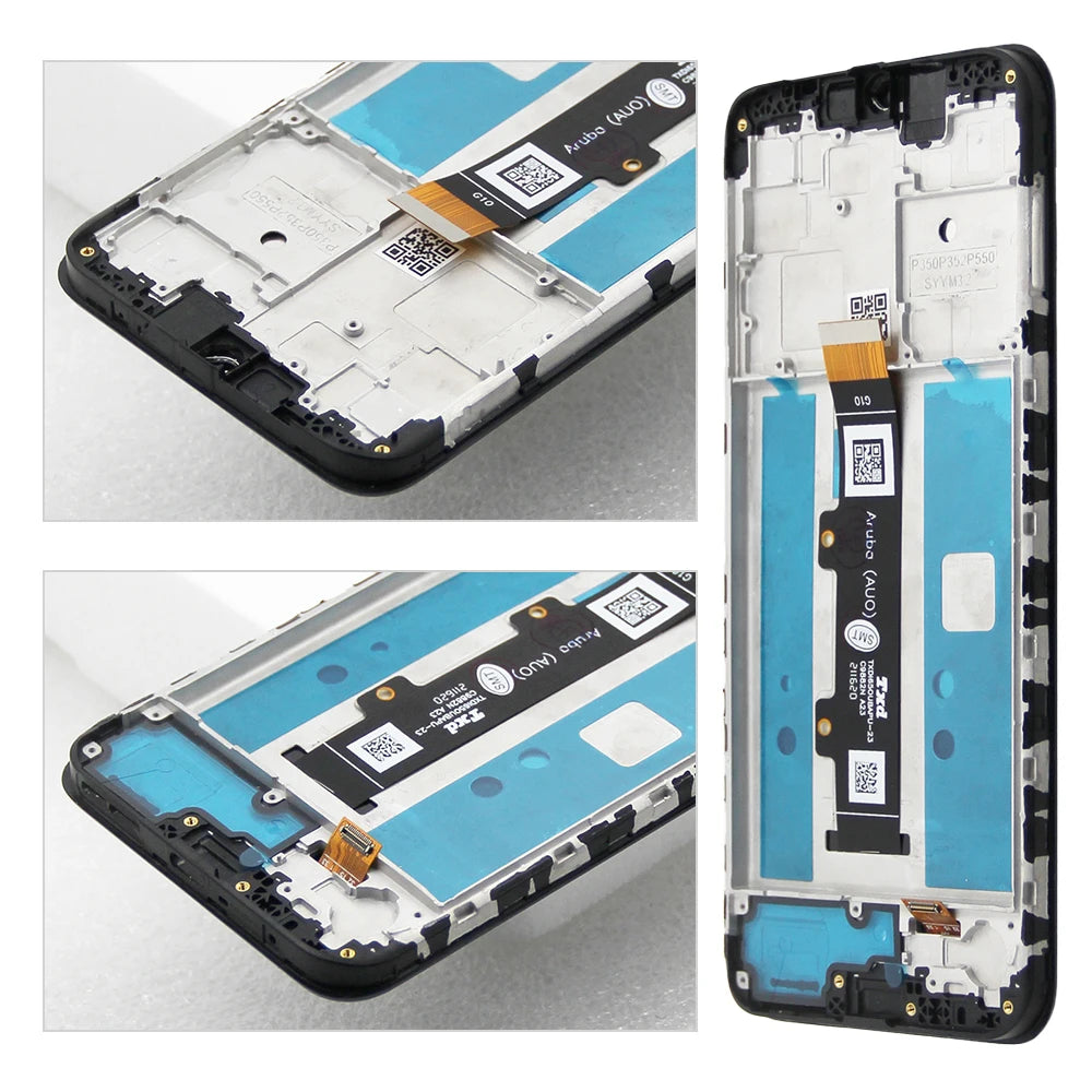 6.5" Screen for Motorola Moto G10 Lcd Display Digital Touch Screen with Frame for Moto G10 XT2127-2 Screen Display Replacement Motorola phone repair parts