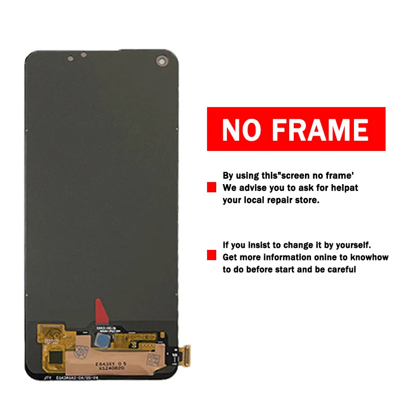 6.43'' Super AMOLED For OPPO Reno8 Lite 8Lite CPH2343 LCD Display Touch Screen Digitizer Assembly For Oppo Reno8 Z 8Z Display  Oppo phone repair parts