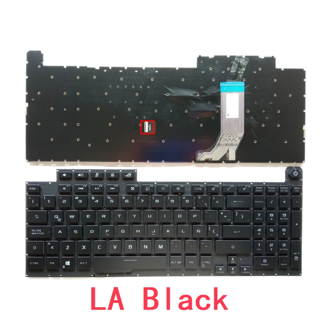 New US Spanish Latin Laptop RGB Keyboard For ASUS ROG Strix G17 G731 G731G G731GV G731GT G731GU G712LU G712LV G712LW G712 ASUS laptop repair parts