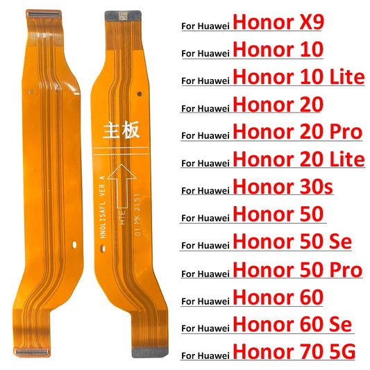 New For Huawei Honor X9 10 20 30s 50 60 70 Pro Se Lite 5G Main Board Motherboard Connector Board Flex Cable Huawei phone repair parts
